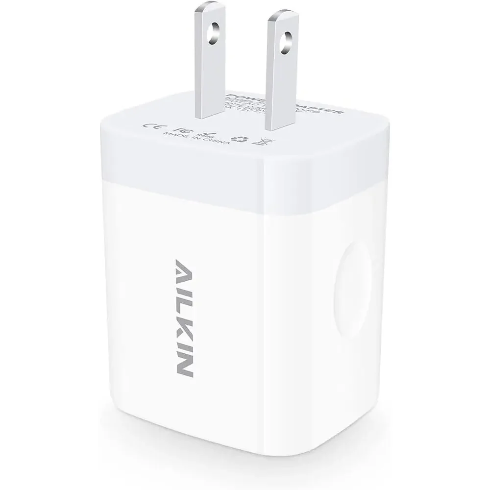 Ailkin USB-C PD 20W Power Adapter - White